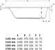 Roma Bathtub 140 × 70 cm, White - Image 4