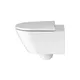 مرحاض معلق Duravit دي نيو White بالسيديلي Self-Closing والشطاف الداخلي ومسامير التثبيت - Image 6