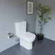 طقم حمام هانزجروهي جليد ليك S White كومبنيشن بالسيديلي Self-Closing وحوض 60 cm With Full Pedestal - Image 3