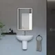 طقم حمام هانزجروهي جليد ليك S White كومبنيشن بالسيديلي Self-Closing وحوض 55 cm With Wall-Hung Pedestal - Image 3