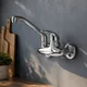خلاط مطبخ حائطي سفنكس عبده حنفيه كالبيدا CA-5 Polished Chrome قنطرة علوية - Image 2