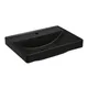 طقم حمام ليسيكو ايليجانس مربع Matte Black كومبنيشن ملاصق للحائط بالسيديلي رفيع وحوض 80 سم With Full Pedestal - Image 4