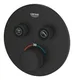 وش خلاط دفن بانيو جروثيرم سمارت كنترول بالمحول 2 مخرج دائرى فانتوم Black 29507KF0 من جروهى - Image 2