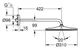 طاسة بمخرج دفن علوي Grohe رين شاور مونو 310 دائرية 26558000 Polished Chrome طاسة 31 سم والمخرج 42 سم - Image 3