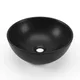 حوض Above الرخامة ليسيكو فيينا ثن Matte Black 38 سم - Image 1
